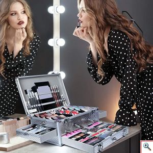 Σετ Βαλιτσάκι Μακιγιάζ - Περιποίησης - Ομορφιάς - Miss Young Make-up Kit