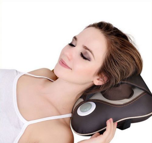 Ηλεκτρικό Μαξιλάρι Μασάζ Shiatsu Αυχένα, Κεφαλιού, Ποδιών & Σώματος για Σπίτι & Αυτοκίνητο - Massage Cushion