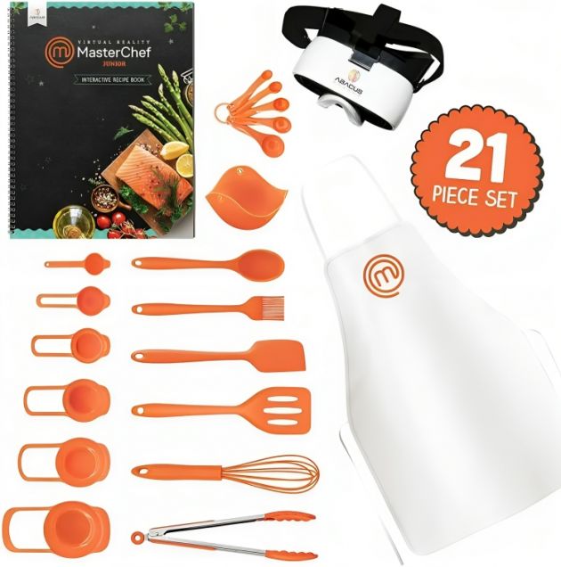MasterChef Junior VR - Διαδραστικό Παιχνίδι Μαγειρικής Εικονικής Πραγματικότητας με Γυαλιά VR - Για ηλικίες 8 έως 13 ετών - Abacus Brands