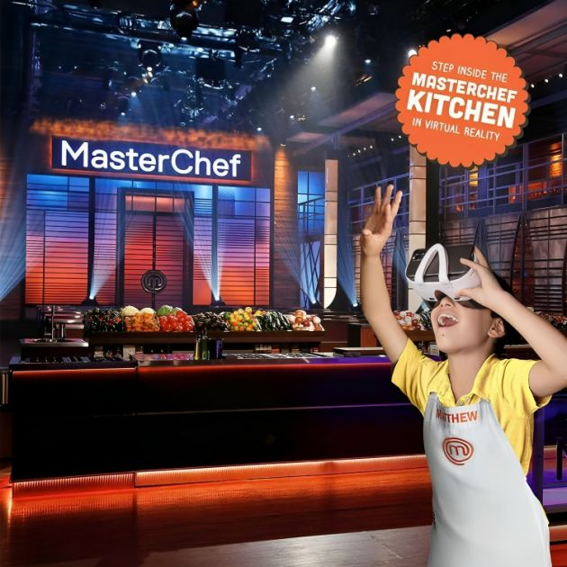 MasterChef Junior VR - Διαδραστικό Παιχνίδι Μαγειρικής Εικονικής Πραγματικότητας με Γυαλιά VR - Για ηλικίες 8 έως 13 ετών - Abacus Brands