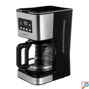 Μαύρη Προγραμματιζόμενη Καφετιέρα Φίλτρου Γαλλικού Καφέ 950W Χωρητικότητας 1.5L Sokany CM-121E