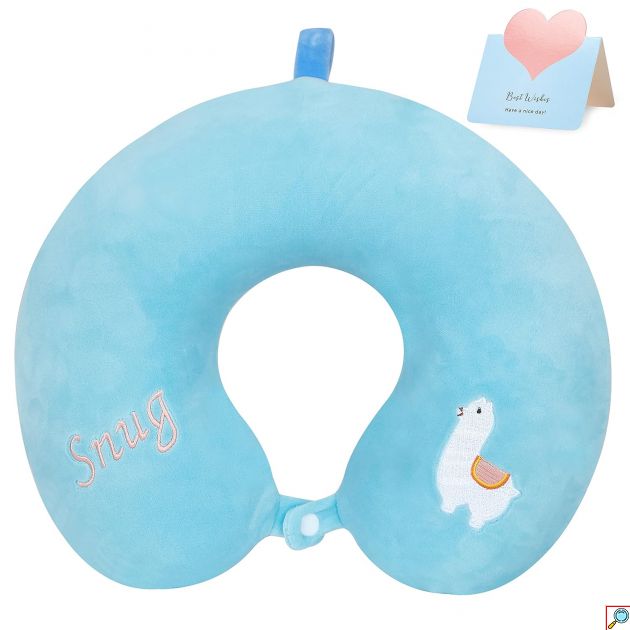 Μαξιλάρι Αυχένα Ταξιδιού 30 x 30cm με Σχέδιο