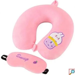 Μαξιλάρι Ταξιδιού U με Μάσκα Ύπνου – Άνεση και Υποστήριξη στον Αυχένα