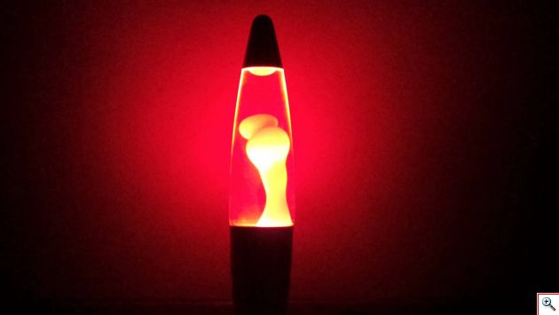 Πολύχρωμο Φωτιστικό Λάβας - Rainbow Lava Lamp 34cm