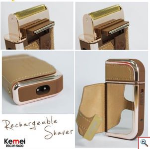 Επαναφορτιζόμενη Ξυριστική Μηχανή Kemei RSCW-5600