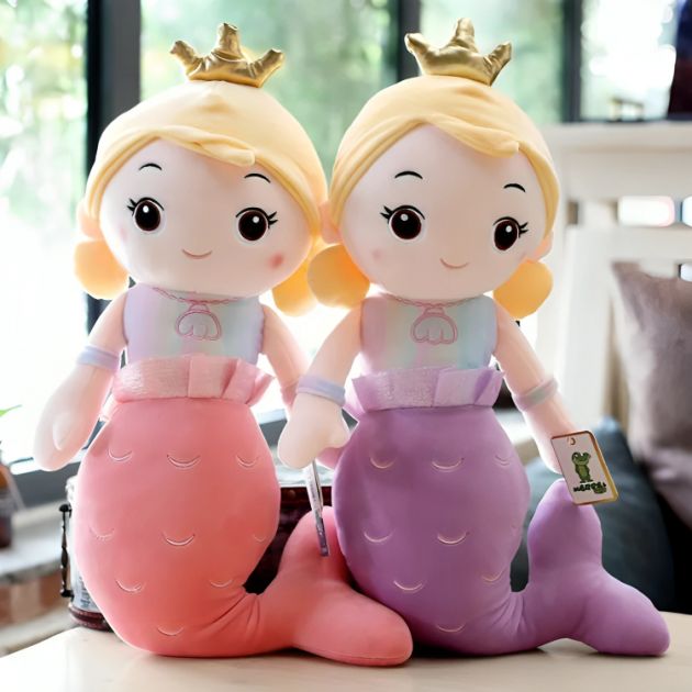 Μεγάλο Μαλακό Λούτρινο Παιχνίδι Γοργόνα - 50cm