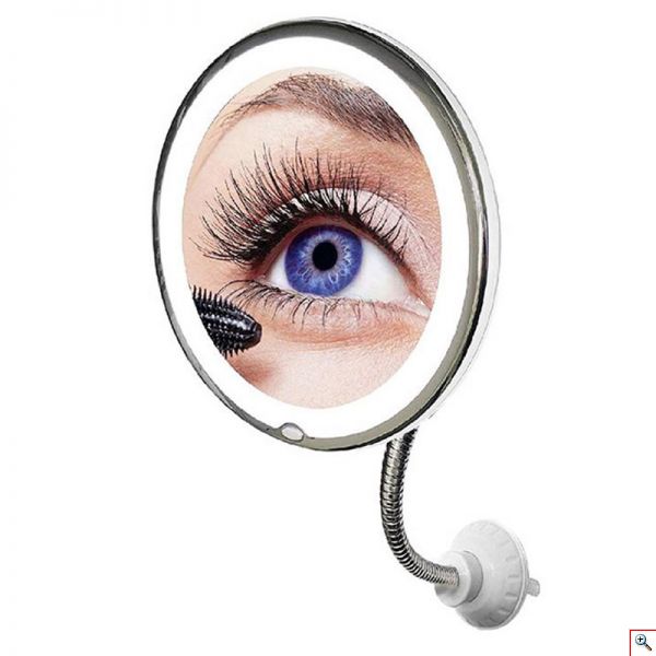 Μεγεθυντικός Καθρέφτης με Φωτισμό Led - Flexible Mirror 10x Magnification 