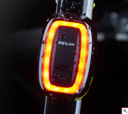 Επαναφορτιζόμενο Αδιάβροχο Οπίσθιο Led Φως Ποδηλάτου Meilan X6