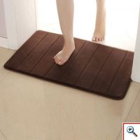 Memory Foam Χαλάκι Μπάνιου με Αντιολισθητικό Πάτο 80 x 50 cm