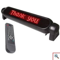 LED Επιγραφή για Οχήματα 12/24V με τηλεχειριστήριο και προγράμματα