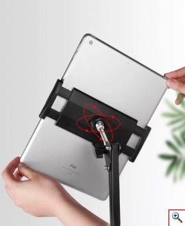 Μεταλλική Αναδιπλούμενη Βάση για Κινητά & Tablet iPad μέχρι 10.6