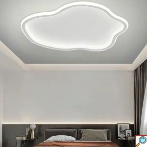 Μεταλλική Πλαφονιέρα Οροφής Σύννεφο 50x46cm 43W 3040LM 220V με Ενσωματωμένα LED σε Ψυχρό Λευκό Φωτισμό 6500K - Universo