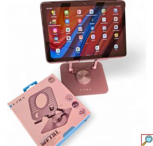 Μεταλλική Βάση Στήριξης Tablet 5–13” Ezra για 3 Συσκευές Ασημί