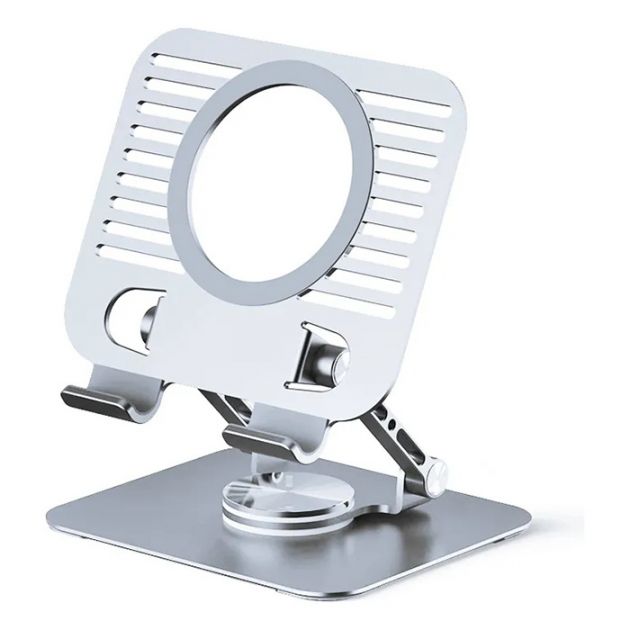 Μεταλλική Βάση Στήριξης Tablet 5–13” Ezra για 3 Συσκευές Ασημί