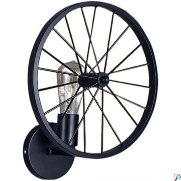 Μεταλλικό Επιτοίχιο Φωτιστικό Απλίκα με Βάση για Λάμπα E27 26cm