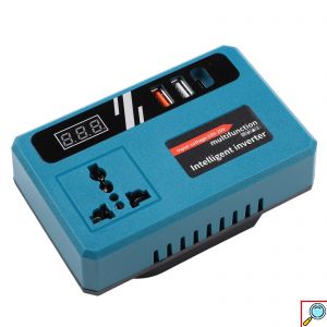Μετατροπέας Ισχύος 120W DC 18–21V σε AC 220V για Μπαταρίες Λιθίου με USB