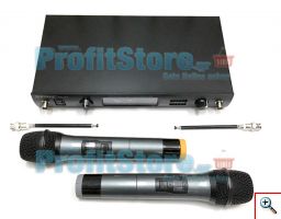 Ψηφιακή Studio Quality Επαγγελματική Συσκευή για Karaoke UHF με Δύο Ασύρματα Μικρόφωνα WG-4000 DIGITAL