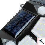 Mini Εξωτερικός Ηλιακός Προβολέας LED με 3 Λειτουργίες Φωτισμού & Αισθητήρα Κίνησης