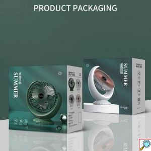 Επιτραπέζιο Ανεμιστηράκι USB 5W με 5 Λεπίδες και 3 Ταχύτητες 