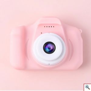 MINI CAM - Ψηφιακή Φωτογραφική Μηχανή & HD Βιντεοκάμερα Με Retro Εφέ Φιλμ, Επαναφορτιζόμενη με USB, TF, Περίβλημα Σιλικόνης, Κατάλληλη για Παιδιά, OEM