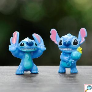 Mini Διακοσμητικές Φιγούρες 12τμχ Τύπου Stitch – Cartoon Σετ Συλλογής για Παιδιά 3+