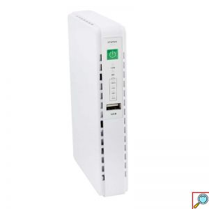Μίνι Φορητό Δικτυακό DC UPS RJ-45 25W 12000mAh USB - Λευκό