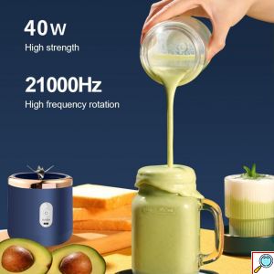 Mini Φορητό Πολυλειτουργικό Μπλέντερ 40W με 2 Δοχεία 0.3L - Arrango 