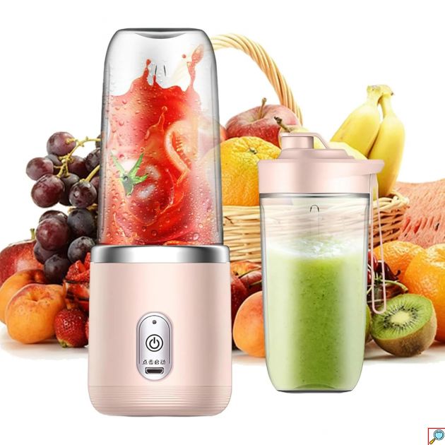 Mini Φορητό Πολυλειτουργικό Μπλέντερ 40W με 2 Δοχεία 0.3L - Arrango 