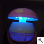 Μίνι Φωτιστικό Εντομοπαγίδα USB με Σύστημα Αναρρόφησης