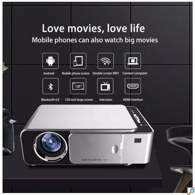 Mini Projector LCD LED - Προβολέας Full HD με HDMI, USB & Τηλεχειριστήριο