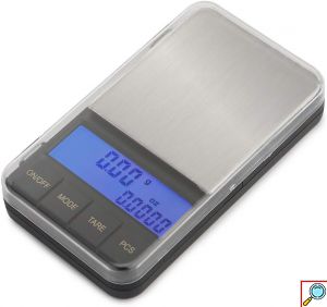 Μίνι Ψηφιακή Ζυγαριά Ακριβείας 0,01g Μικρών Αντικειμένων - Έως 200, με Οθόνη LCD και Ανοξείδωτη Επιφάνεια
