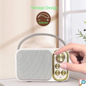 Mini Σύστημα Καραόκε με Ασύρματο Μικρόφωνο Bluetooth, USB, AUX, Type C & TF Card