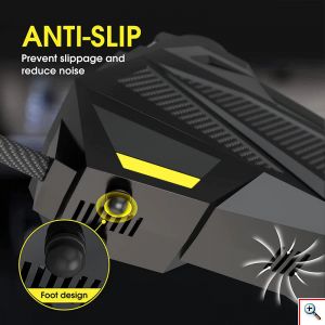 Mini Τρόμπα Έκτακτης Ανάγκης Αυτοκινήτου 150 PSI CarSun® με Φακό, Οθόνη Αφής για Ρύθμιση & Προβολή Πίεσης, Χειρολαβή, 12V Κομπρεσέρ Αέρος, C3012-1