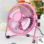 Επιτραπέζιος Ανεμιστήρας με Μεταλλική Ρετρό Κατασκευή Διπλής Ενέργειας 220 volt + usb
