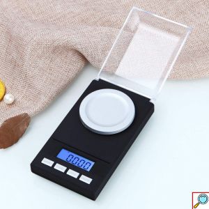 Μίνι Ζυγαριά Ακριβείας με Διαφανές Προστατευτικό Κάλυμμα 0,001g-100g - Aerbes