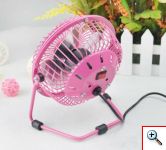 Επιτραπέζιος Ανεμιστήρας με Μεταλλική Ρετρό Κατασκευή Διπλής Ενέργειας 220 volt + usb