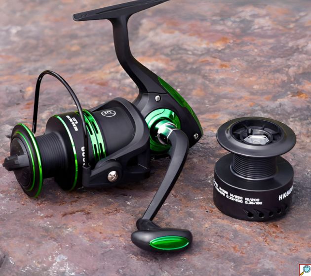 Μηχανισμός Spinning HK6000 για Καλάμι Ψαρέματος με Οδηγό Πετονιάς Anti-Twist