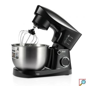 Μίξερ 1500W με Ανοξείδωτο Περιστρεφόμενο Κάδο 4L, 3 Εξαρτήματα και 10 Ρυθμίσεις Έντασης - RAF