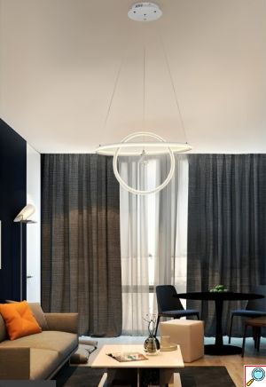 Μοντέρνο LED Φωτιστικό Οροφής 70W Ψυχρού Λευκού Φωτισμού - 60x150x38cm - Home Theory
