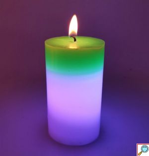 LED Διακοσμητικό Κερί με Εναλλαγή Χρωμάτων - Magic Candle 