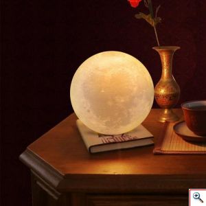 Φωτιστικό Φεγγάρι Moon Light Επαναφορτιζόμενο με 3 Αποχρώσεις - Φωτιζόμενη Σελήνη