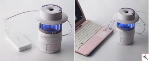 Οικολογικός Εξολοθρευτής Κουνουπιών & Εντόμων USB Zoosen - Photocatalyst Mosquito Control Lamp 