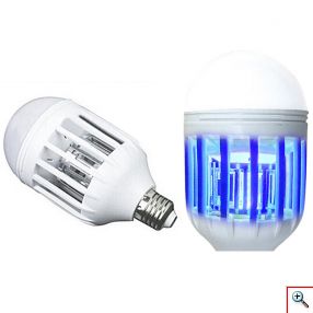 Λάμπα LED και Ηλεκτρονική Εντομοπαγίδα 2 σε 1 Mosquito Killer 12W E27