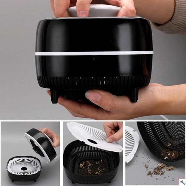 UV LED Εξολοθρευτής Κουνουπιών και Εντόμων με Αναρρόφηση - USB Mini Mosquito Killer Lamp