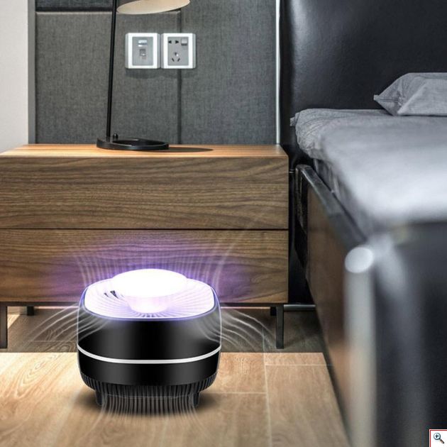 UV LED Εξολοθρευτής Κουνουπιών και Εντόμων με Αναρρόφηση - USB Mini Mosquito Killer Lamp