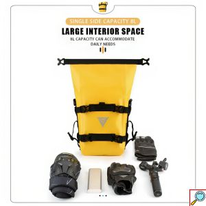 Motowolf Αδιάβροχη Τσάντα - Σαμάρι Μηχανής με Ιμάντες Χωρητικότητας 8 L