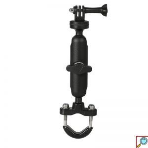 Motowolf Πολυγωνική Βάση Αλουμινίου για Τιμόνι Μηχανής για Action Camera με Ρύθμιση 360 Μοιρών