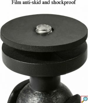 Motowolf Πολυγωνική Βάση Αλουμινίου για Τιμόνι Μηχανής για Action Camera με Ρύθμιση 360 Μοιρών