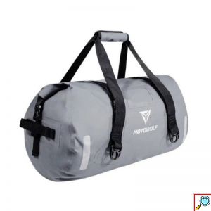 Αδιάβροχος PVC Roll Top Σάκος Μοτοσυκλέτας 66 L, Τσάντα Μηχανής με Λάστιχα & Ιμάντα Ώμου & Ανακλαστικές Λωρίδες