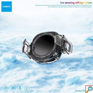 Μαγνητικό Ανεμιστηράκι Ψύξης Κινητού Moxom με LCD Οθόνη, RGB και MagSafe